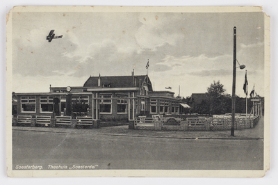 18193 Gezicht op het Theehuis Soesterdal (Postweg) te Soestbergen (gemeente Soest).